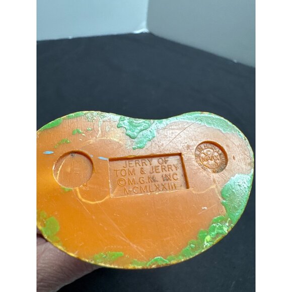 Vintage 1973 Marx Plastic Tom and Jerry Painted Figure Rare 4.5" - Picture 10 of 11